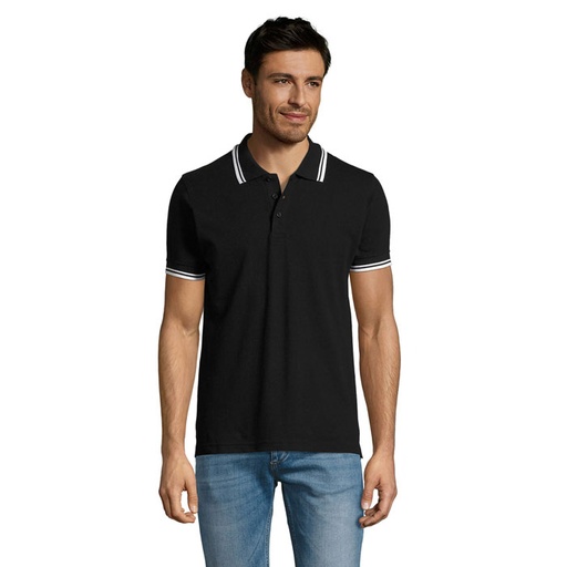 [S00577-BC-S] PASADENA MEN (Noir/Blanc (BC), S)